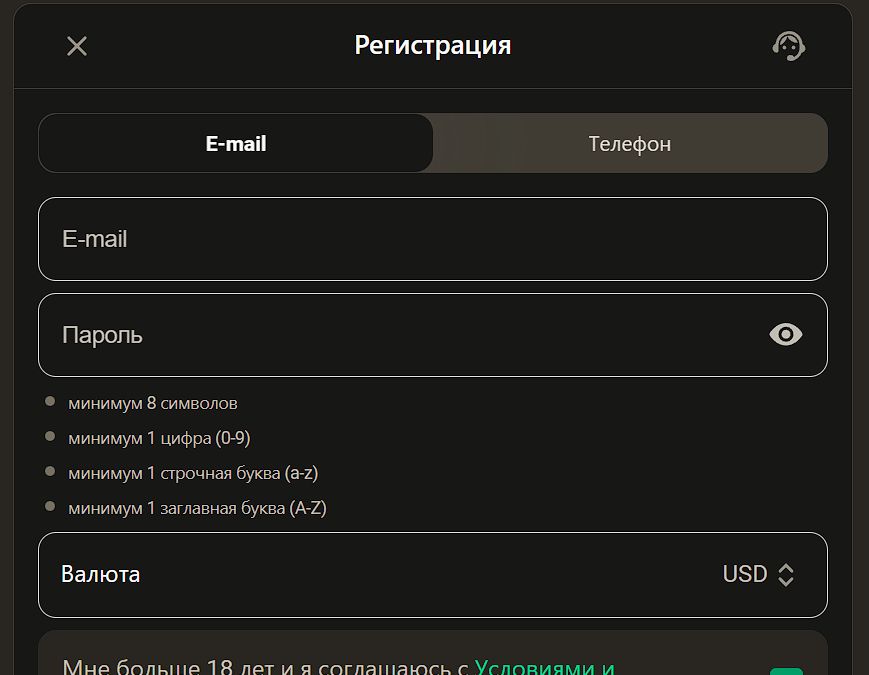 Parimatch Армения зеркало