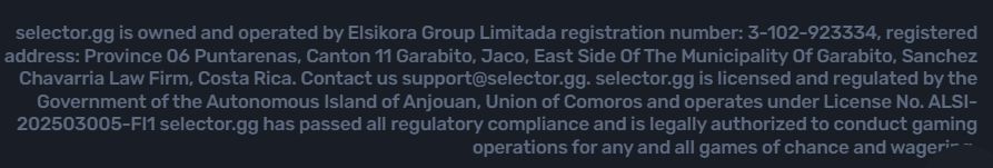 Зеркало Selector casino Армения